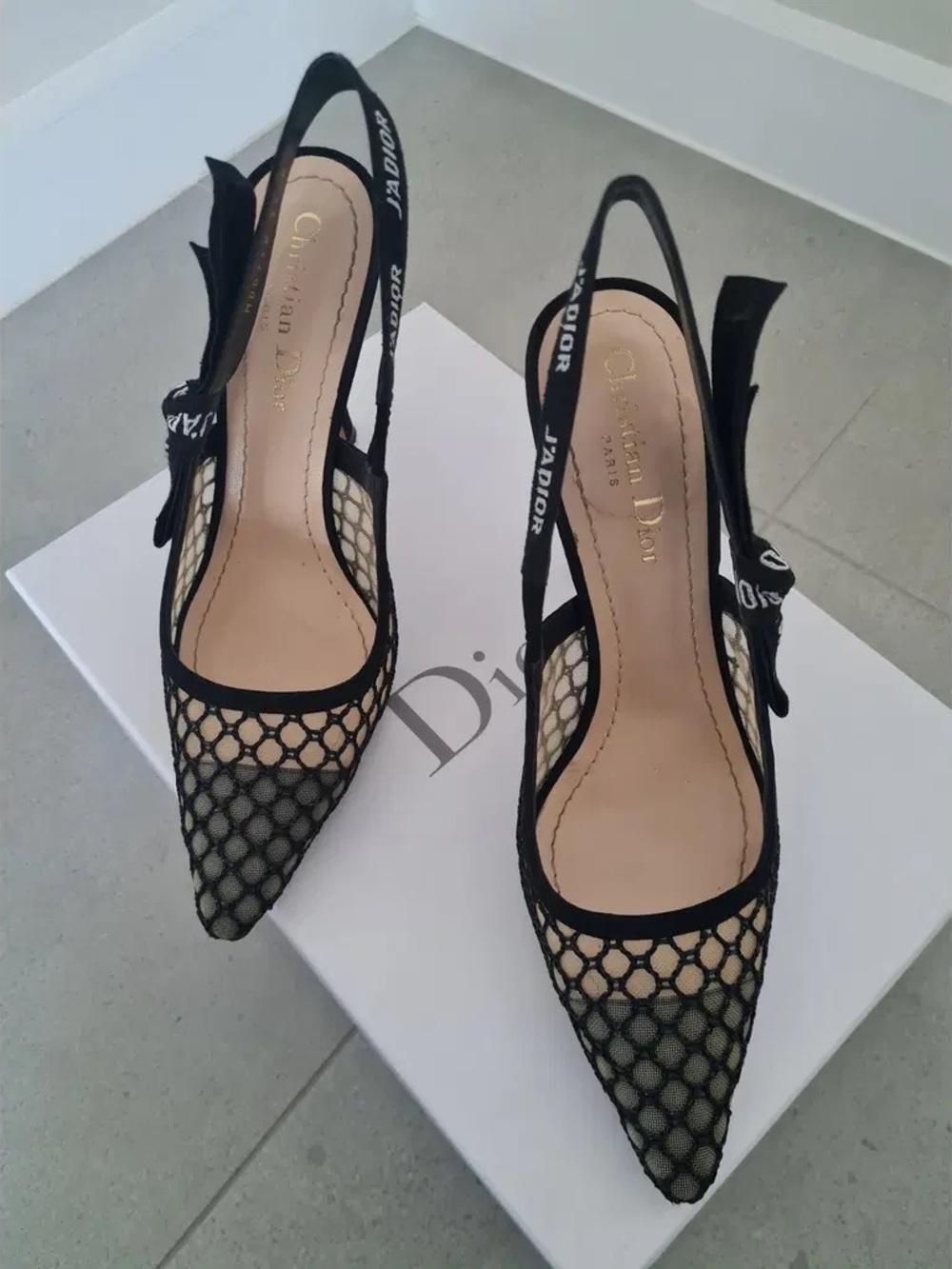 DIOR - J'Adior Slingback Mesh Pump, Size 37